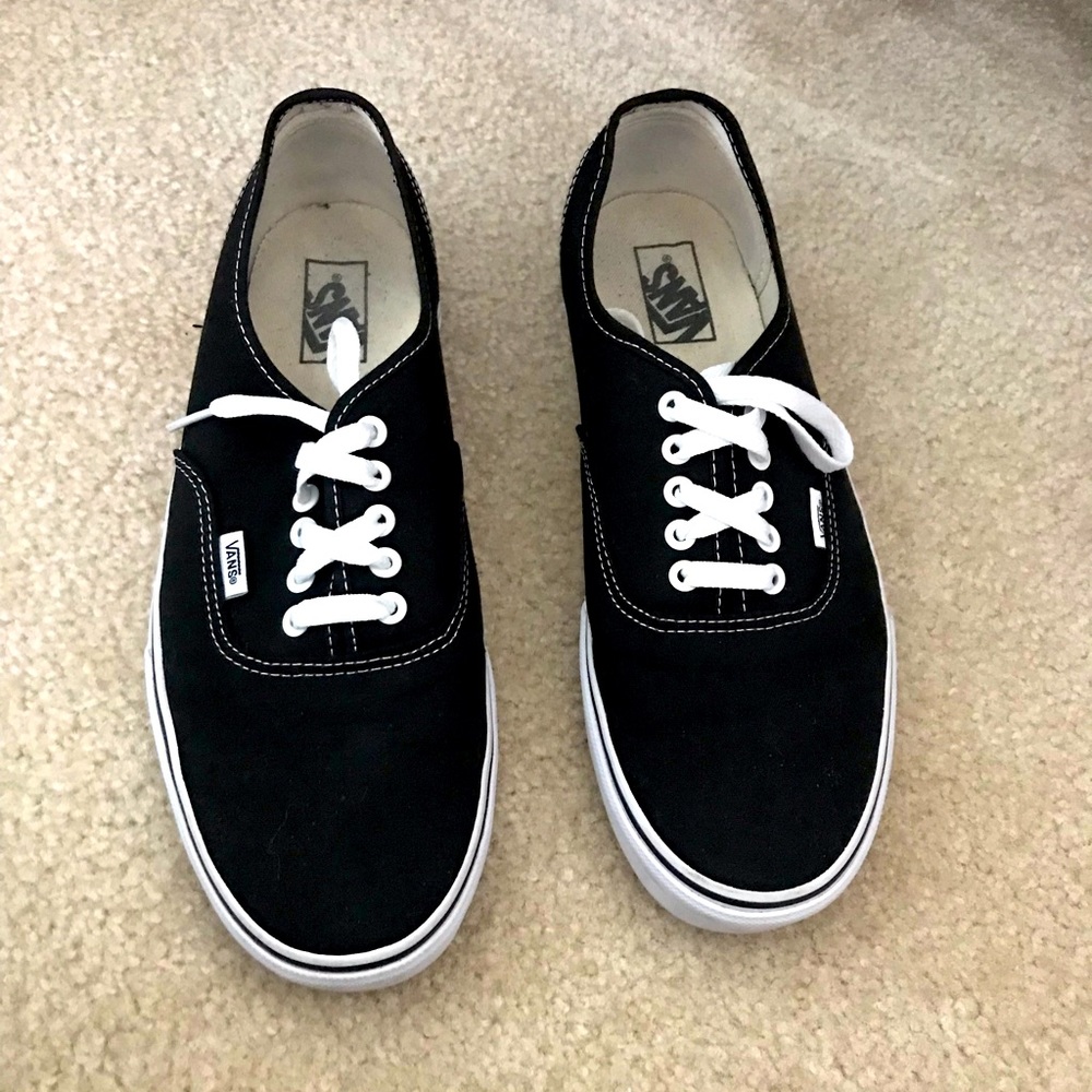 Mens Black Authentic Vans